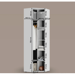 Szafa narożna GLOSS