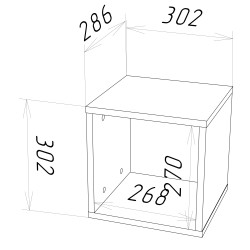 Półka wisząca T-11 STERN