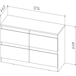 Szafka RTV  TV-4Ya STERN