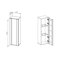 Szafka wisząca TYPE-21 POINT