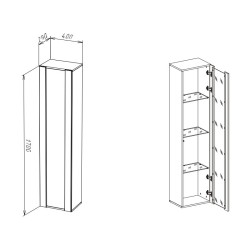 Szafka wisząca TYPE-41 POINT