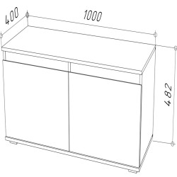Szafka na buty PT-100 STARK